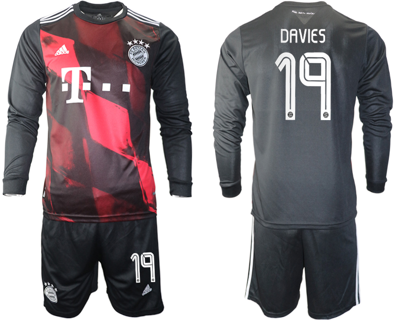2021 Men Bayern Munich away long sleeves #19 soccer jerseys->bayern munich jersey->Soccer Club Jersey